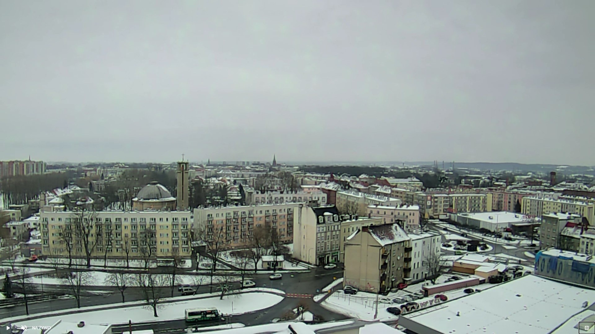 Panorama Raciborza - ul. Polna
